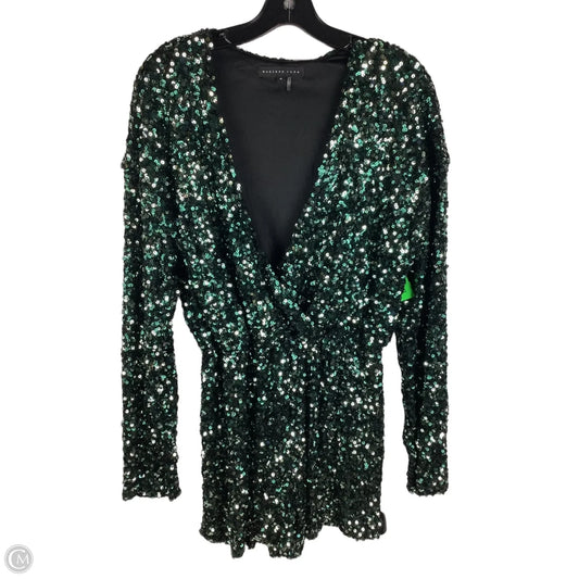 Romper By Endless Rose In Green, Size: M