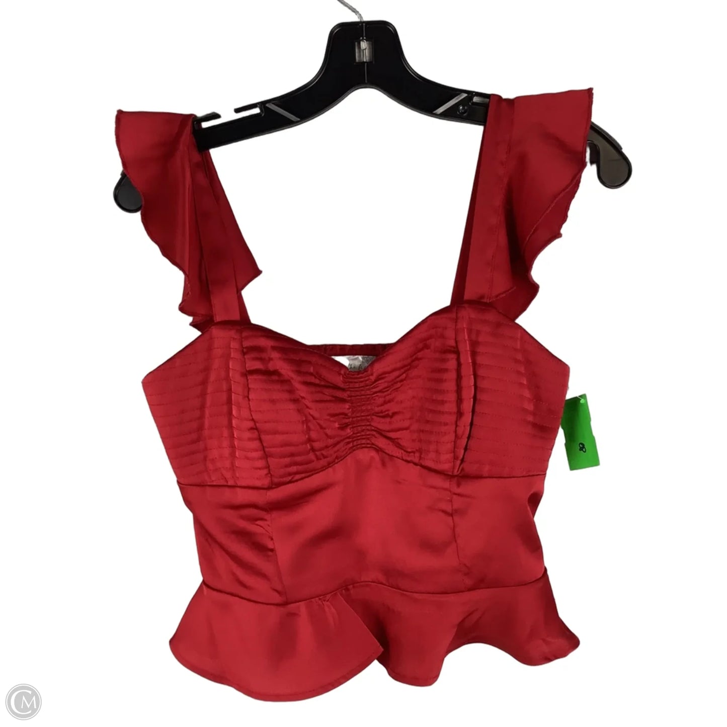 Top Sleeveless By Clothes Mentor In Red, Size: M