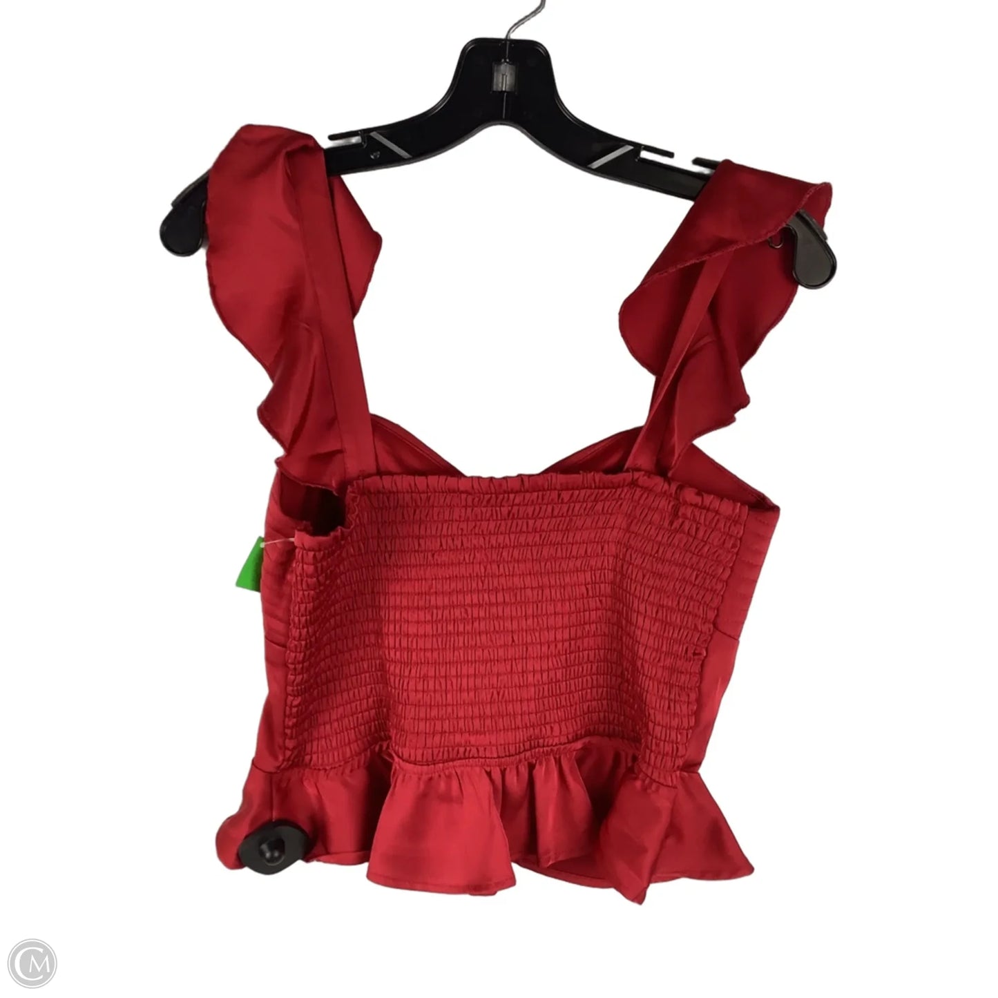 Top Sleeveless By Clothes Mentor In Red, Size: M