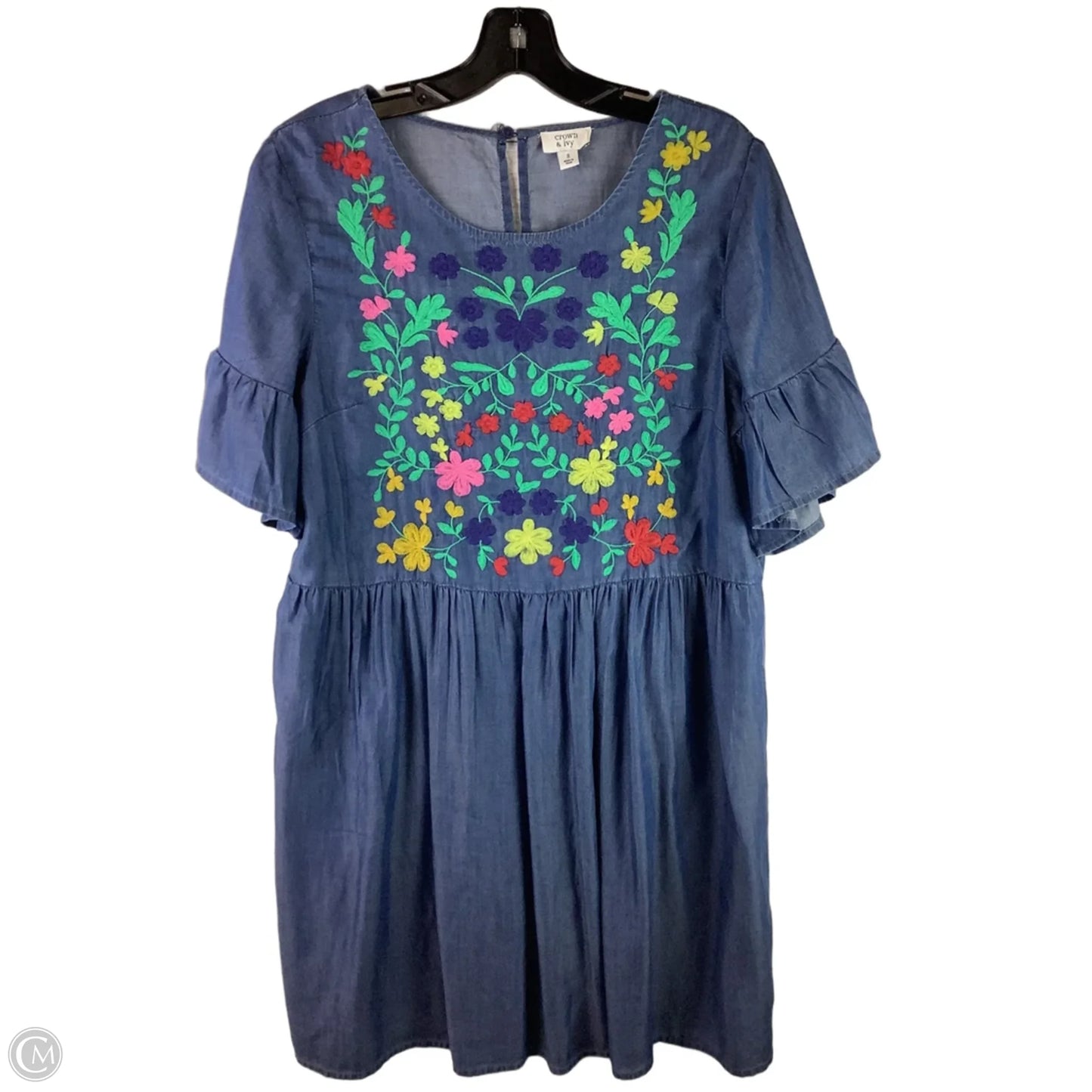 Dress Casual Short By Crown And Ivy In Floral Print, Size: S