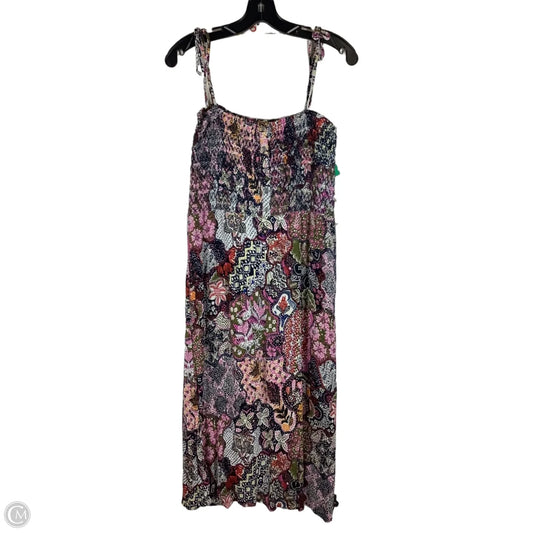 Dress Casual Midi By Loft In Multi-colored, Size: S