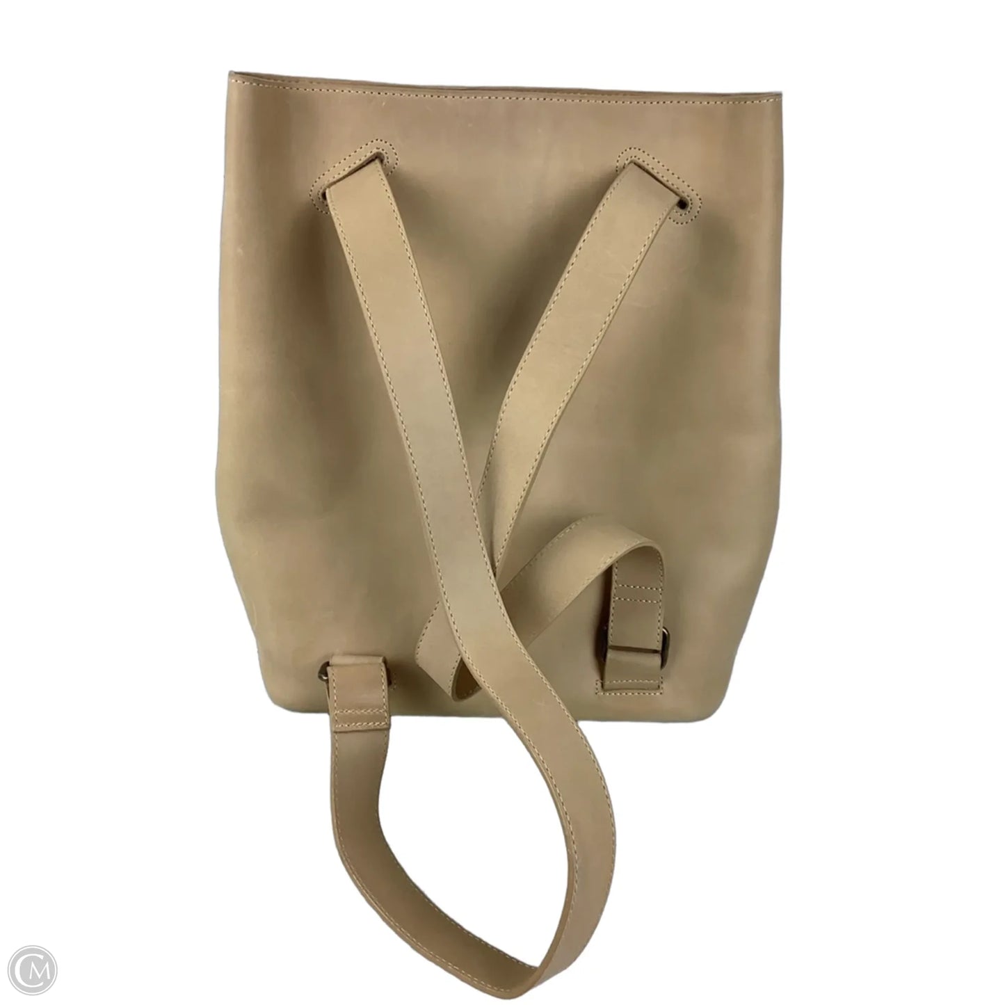 Backpack Leather By Able, Size: Medium
