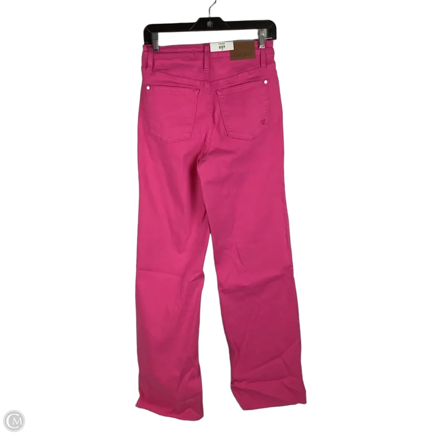 Jeans Straight By Judy Blue In Pink Denim, Size: 4 (27)