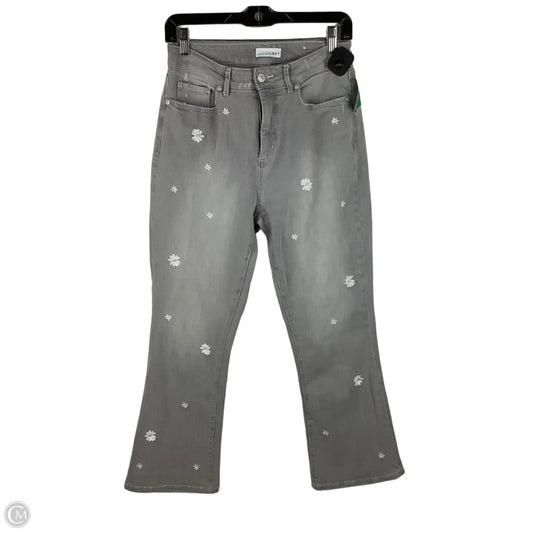 Jeans Straight By Loft In Grey Denim, Size: 2