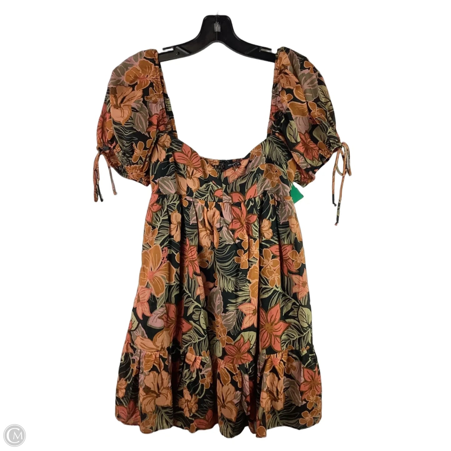 Dress Casual Short By Olivaceous In Floral Print, Size: M