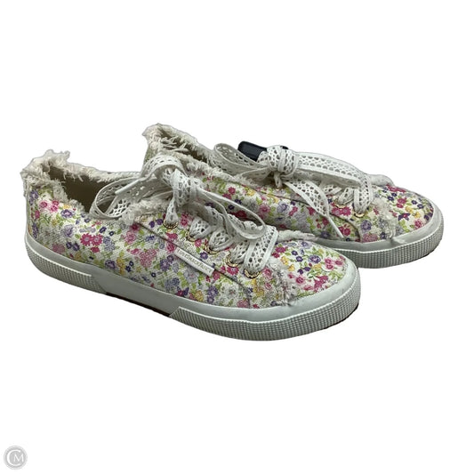 Shoes Sneakers By Superga In Floral Print, Size: 6