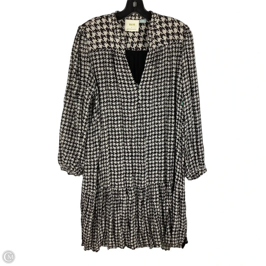 Dress Casual Short By Maeve In Black & White, Size: 1x