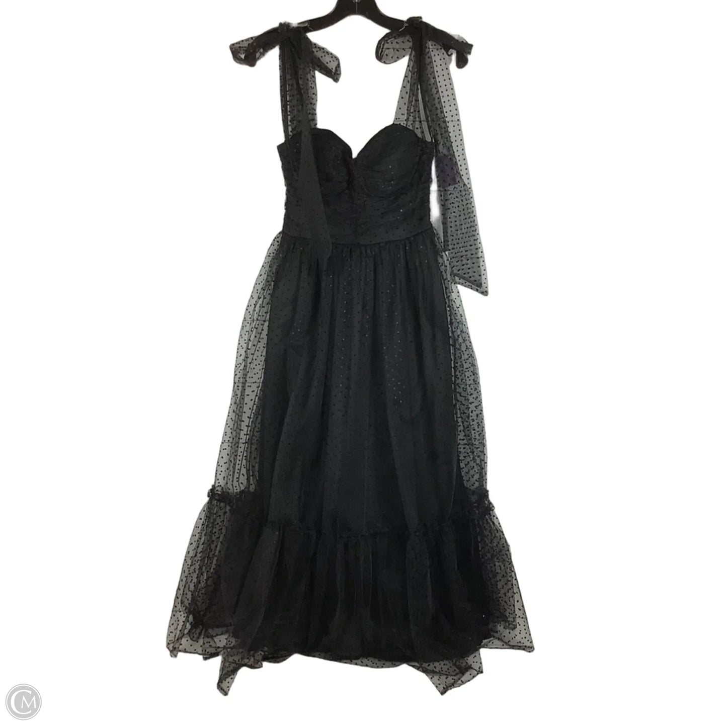 Dress Party Midi By Clothes Mentor In Black, Size: 2 (1/2)