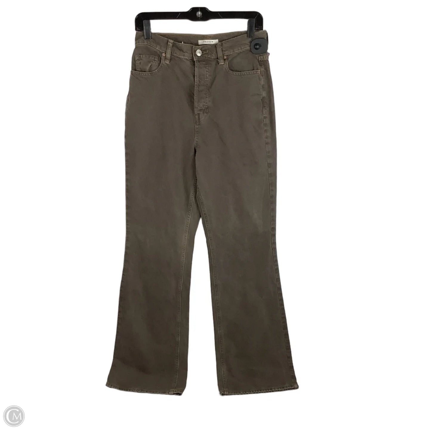 Jeans Straight By Pacsun In Brown Denim, Size: 6 (28)