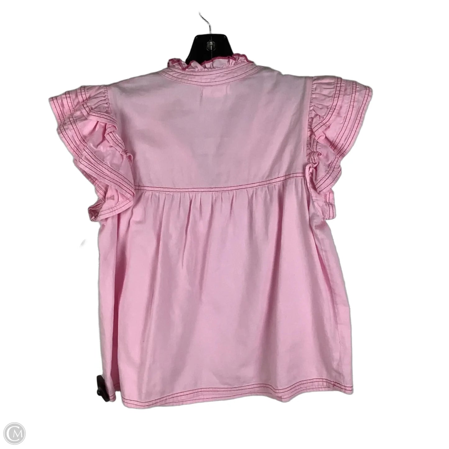 Top Short Sleeve By Thml In Pink, Size: Xs