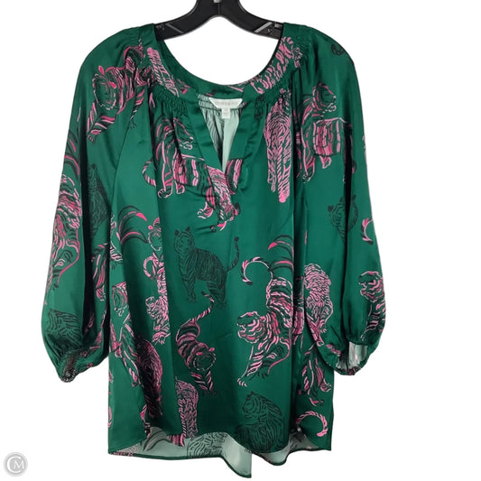 Top Short Sleeve By Crown And Ivy In Green, Size: 2x