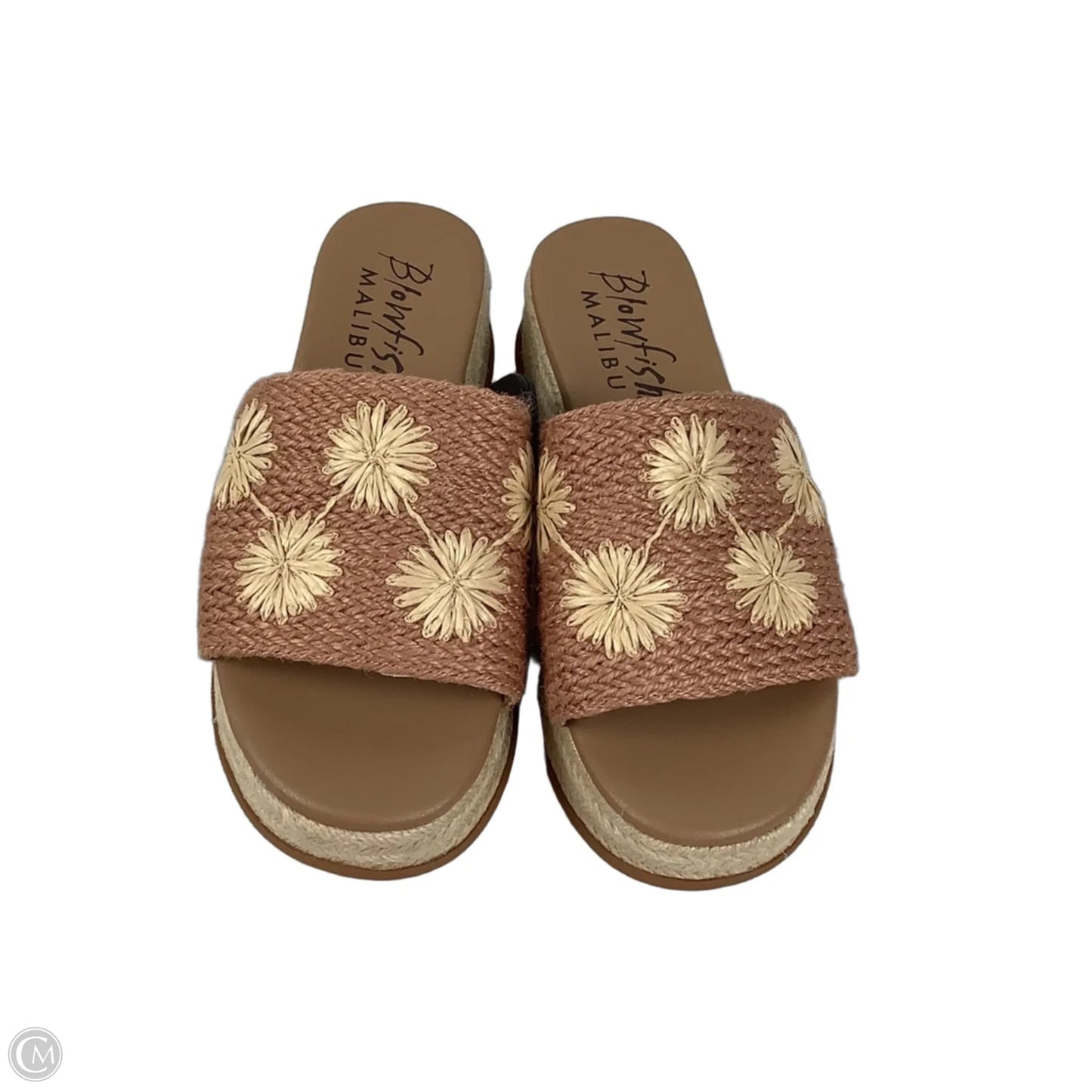 Sandals Heels Platform By Blowfish In Floral Print, Size: 7.5