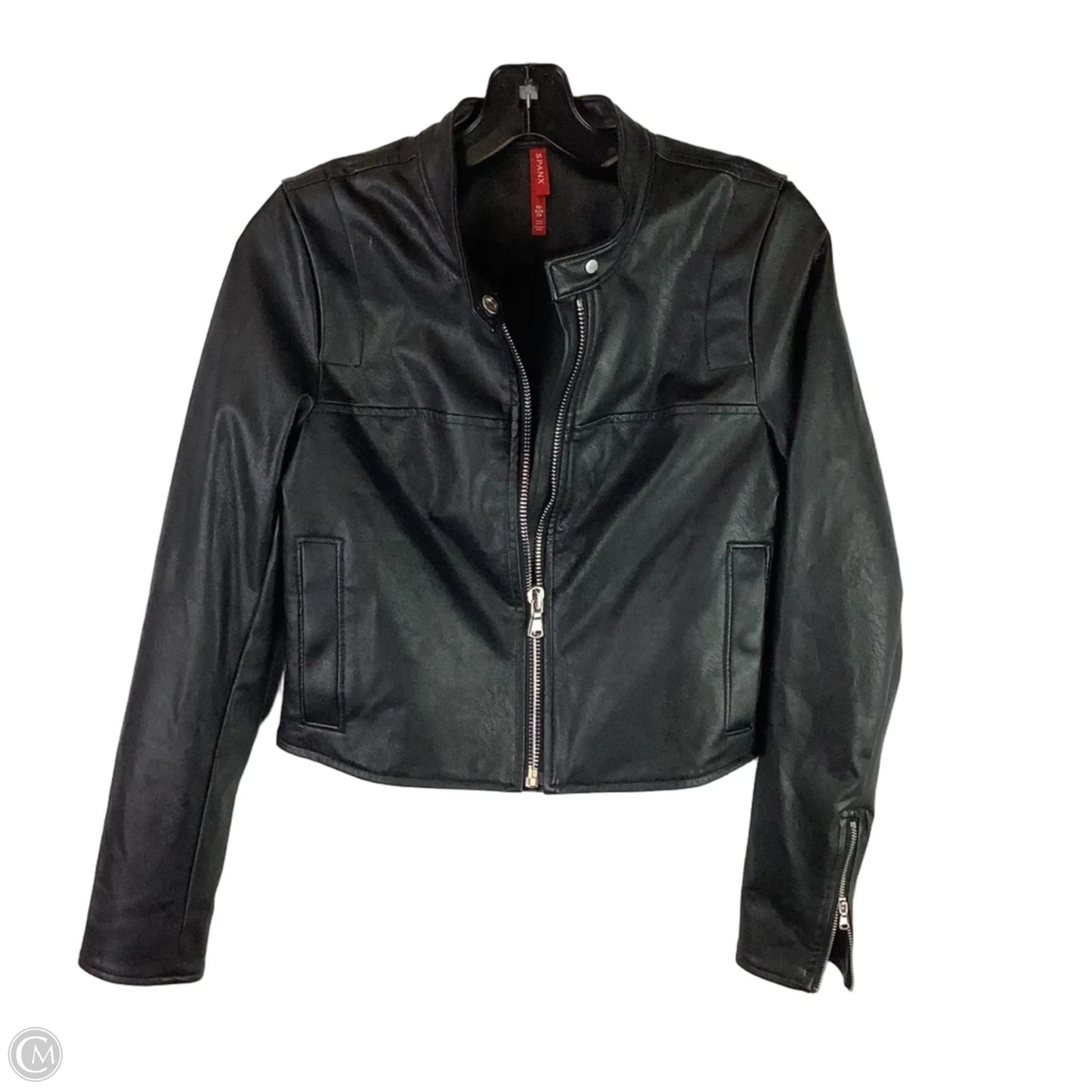 Jacket Moto By Spanx In Black, Size: Xs
