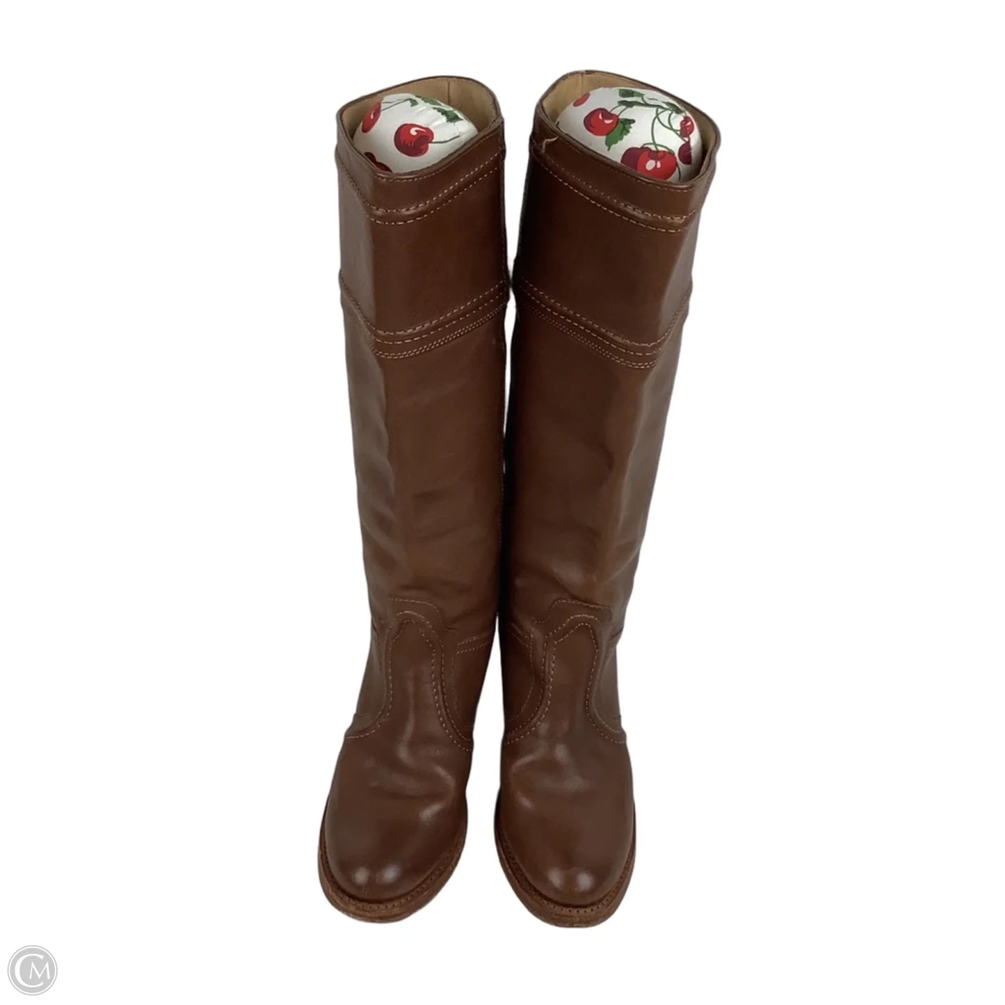 Boots Designer By Frye In Brown, Size: 7.5