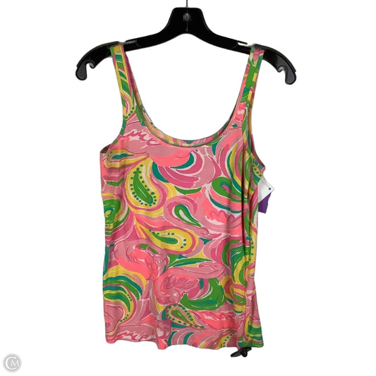 Top Sleeveless Designer By Lilly Pulitzer In Pink, Size: M