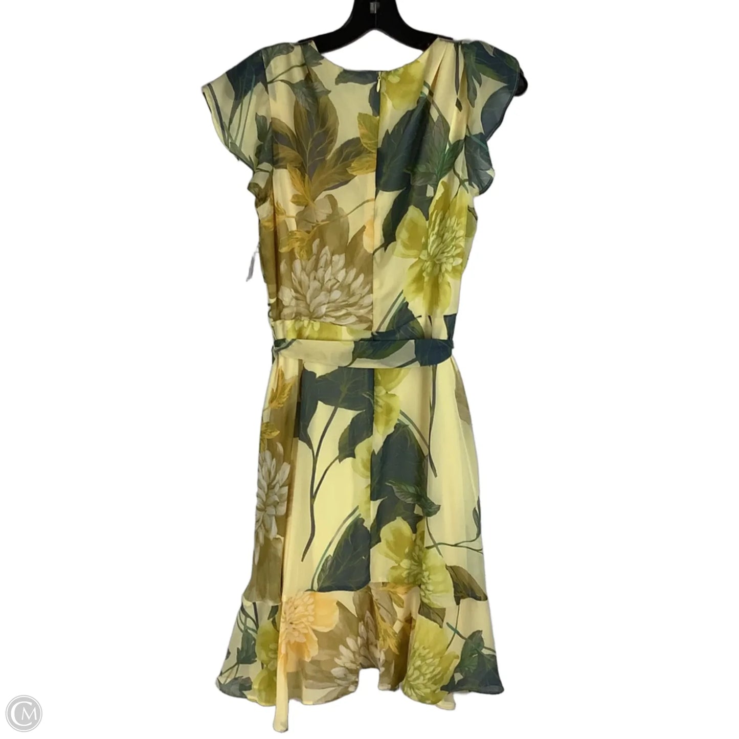 Dress Casual Midi By Dannyandnicole In Yellow, Size: 8