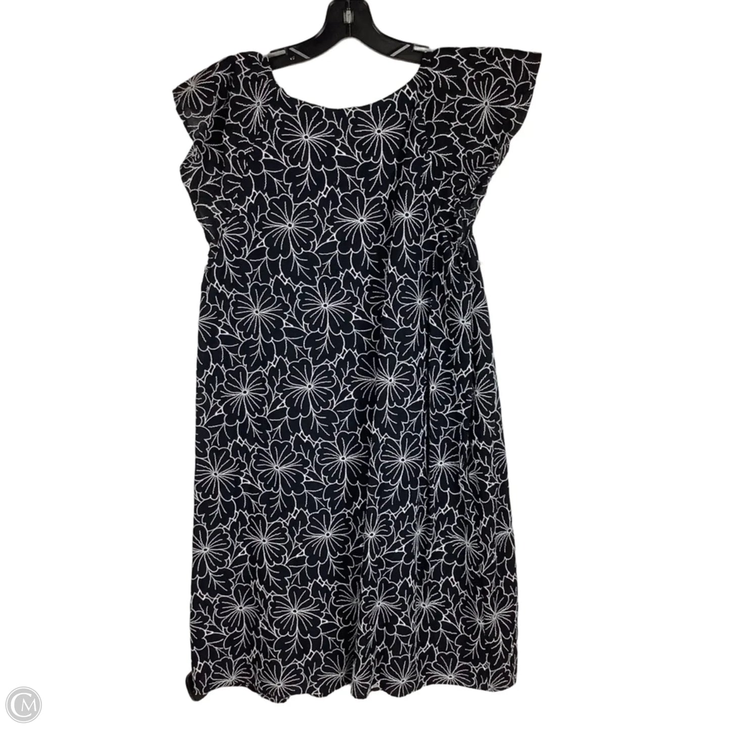 Dress Casual Short By Loft In Black & White, Size: Xl
