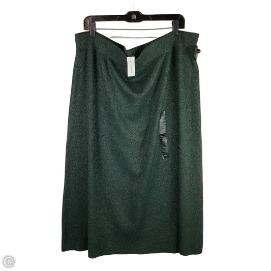 Skirt Maxi By Banana Republic In Green, Size: Xxl