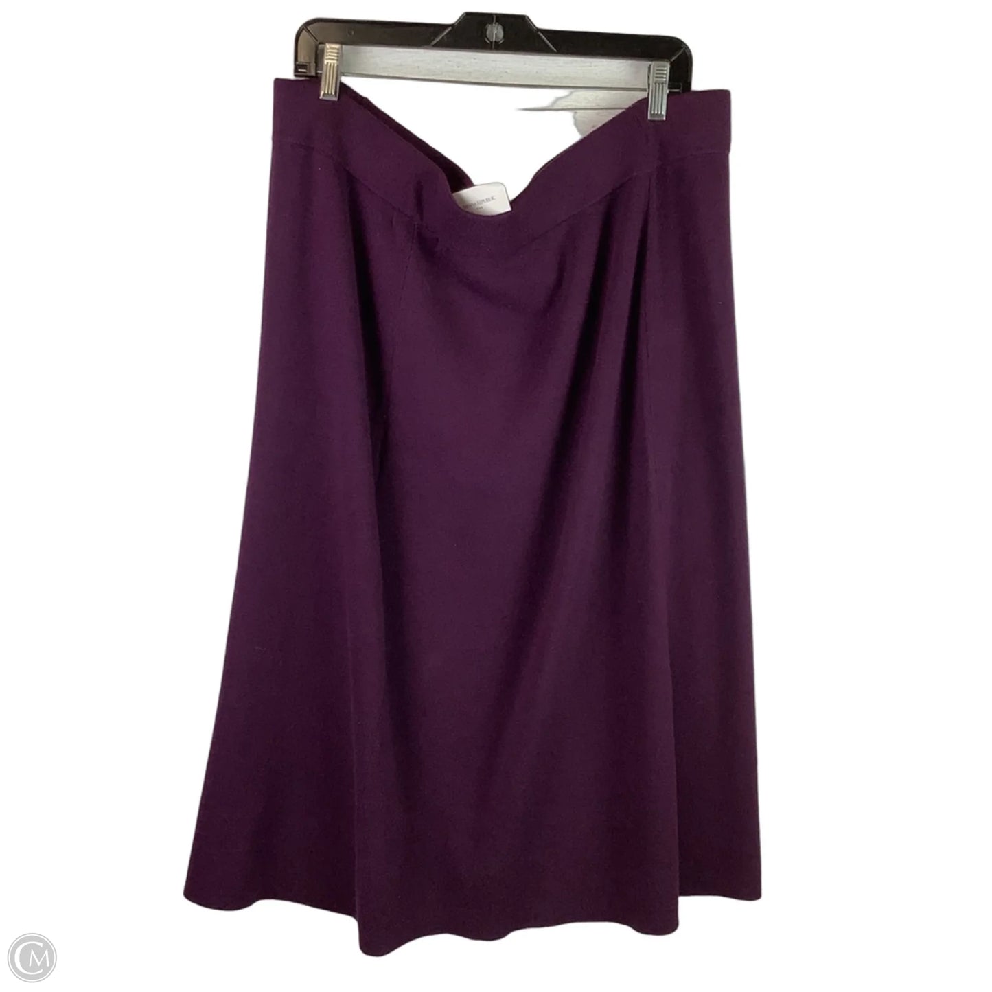 Skirt Maxi By Banana Republic In Purple, Size: Xxl