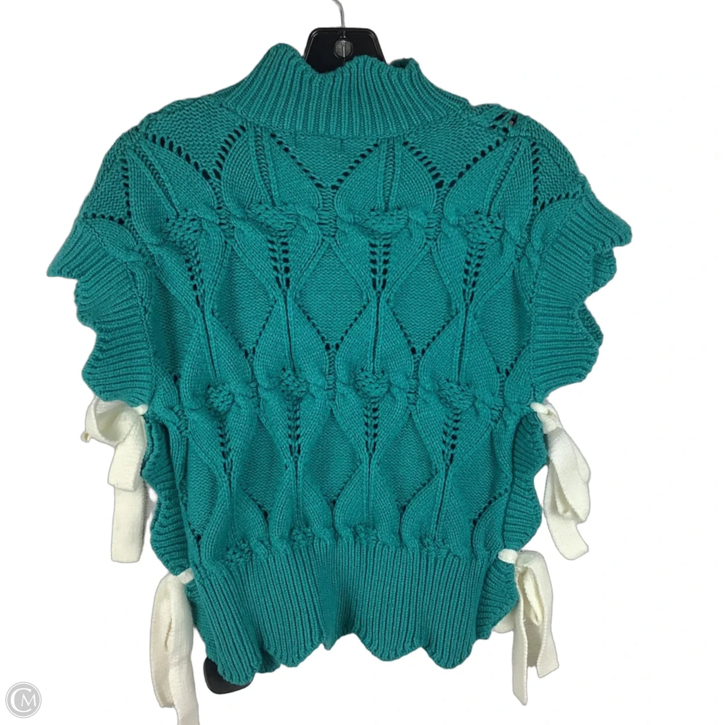 Sweater Short Sleeve By &merci In Teal, Size: M