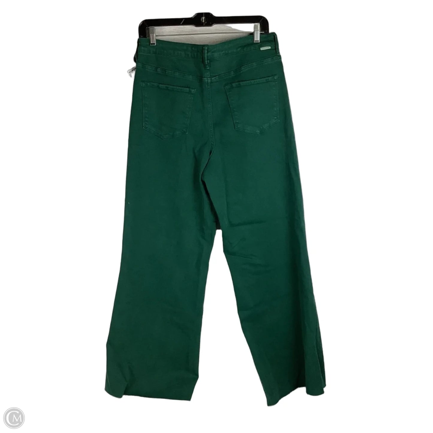 Jeans Wide Leg By Dear John In Green Denim, Size: 10 (31)
