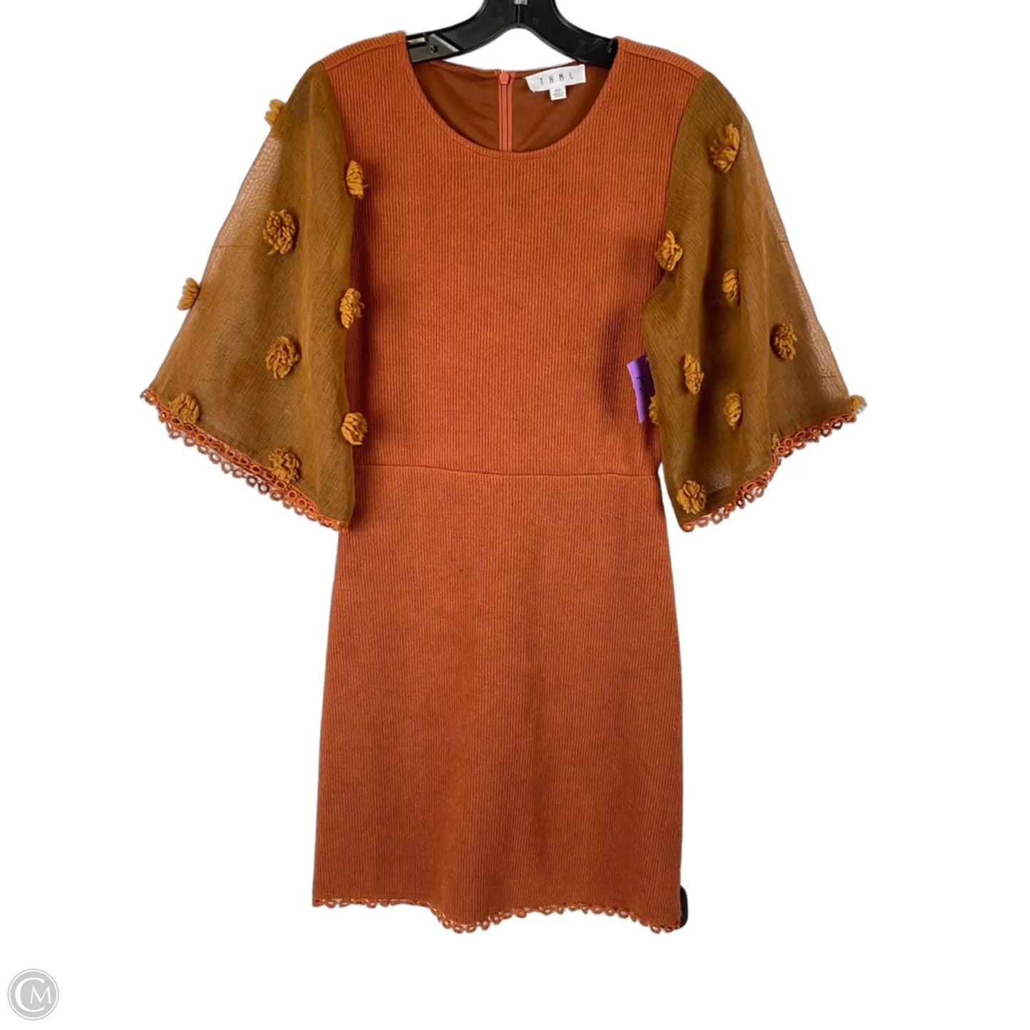 Dress Casual Short By Thml In Orange, Size: Xs