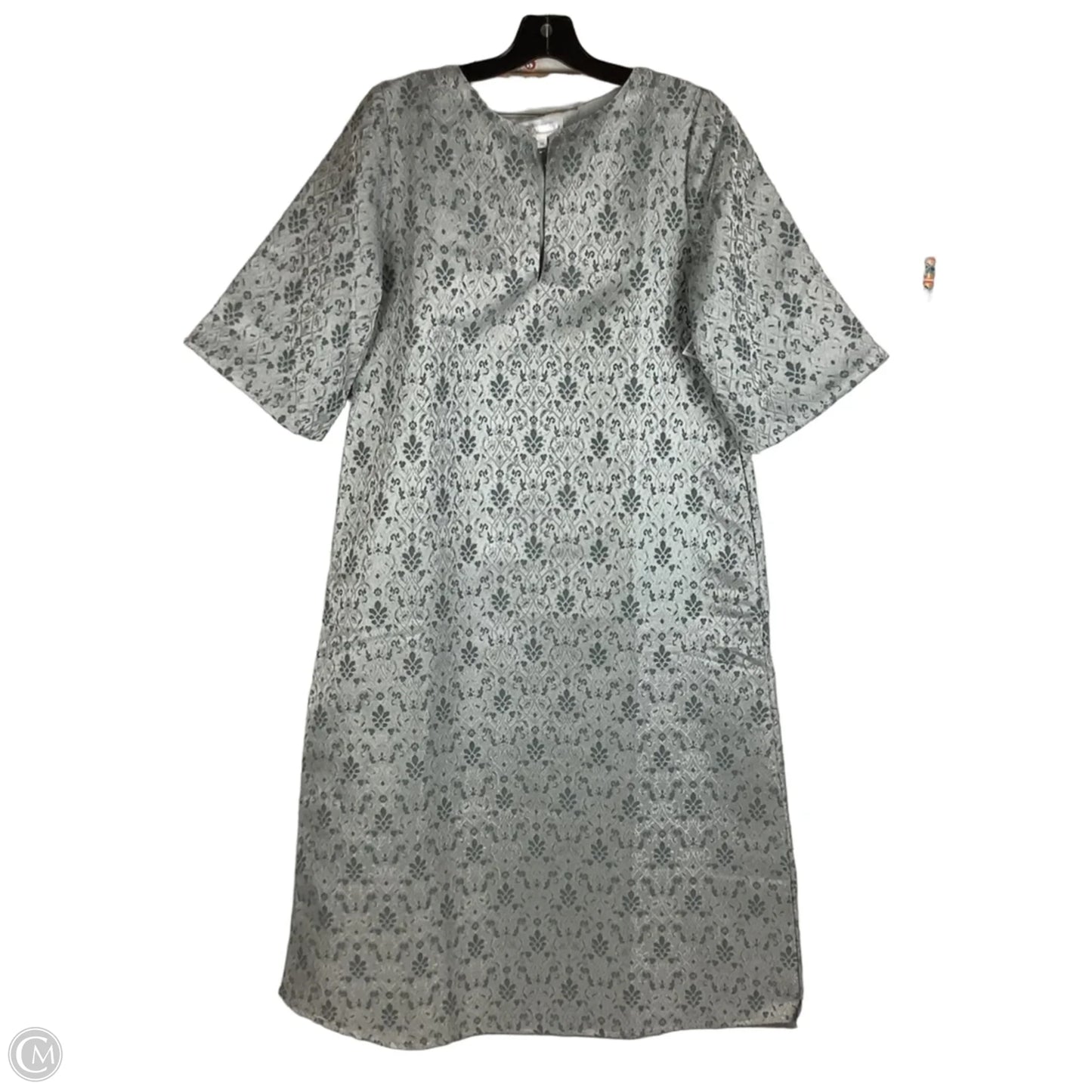 Dress Casual Maxi By Cmb In Grey, Size: Xs