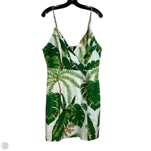Dress Casual Short By Farm Rio In Tropical Print, Size: L