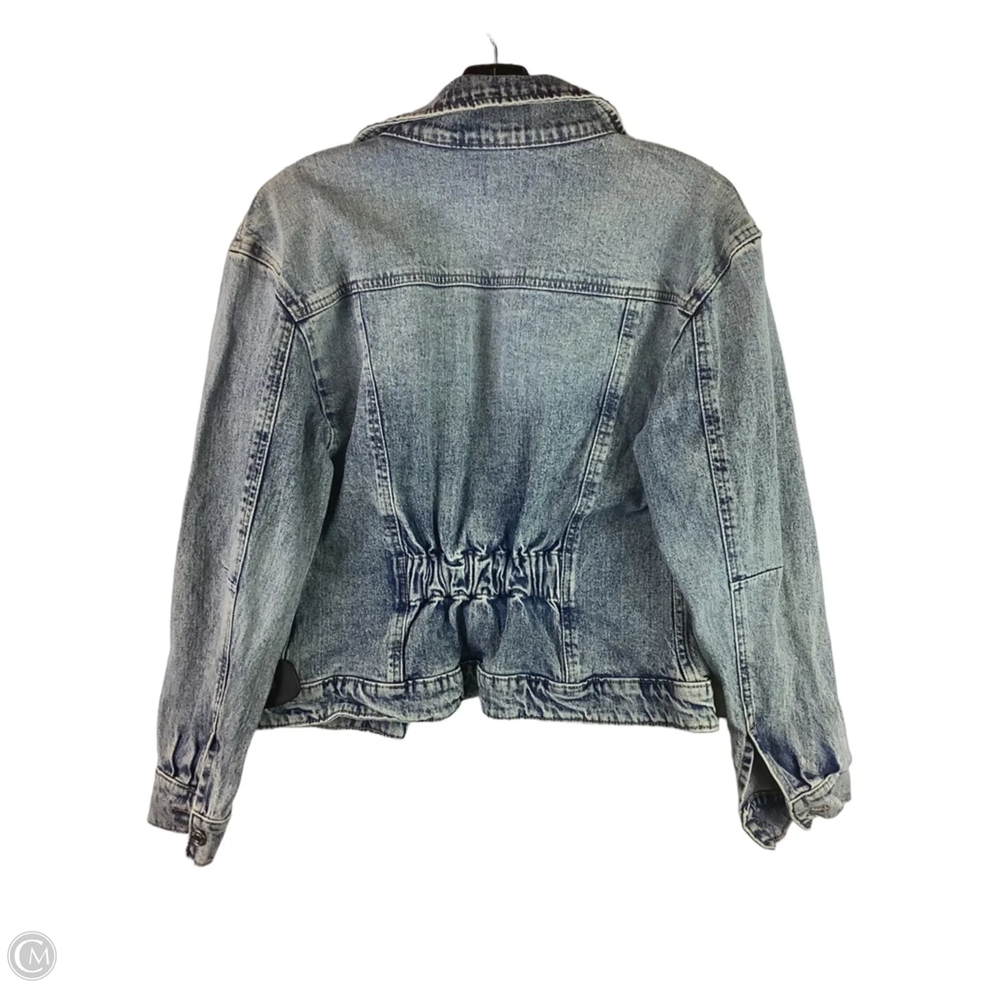 Jacket Denim By Express In Blue Denim, Size: Xs
