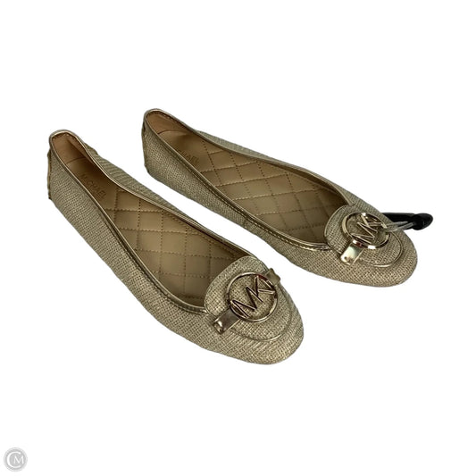 Shoes Flats By Michael By Michael Kors In Gold, Size: 8