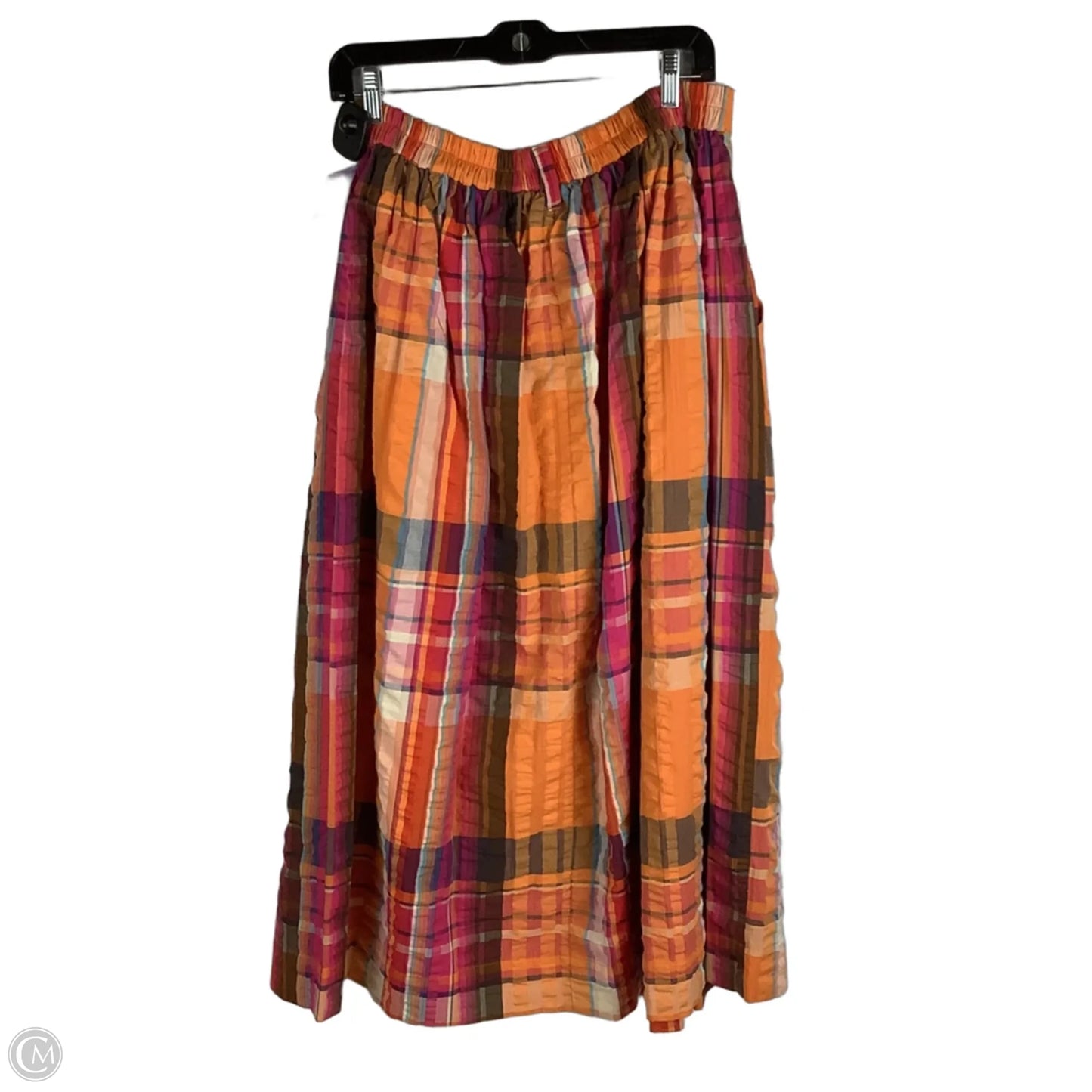 Skirt Midi By Maeve In Plaid Pattern, Size: M