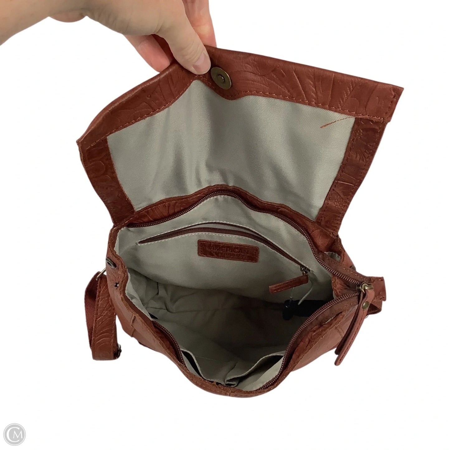 Backpack Leather By Cmc, Size: Medium