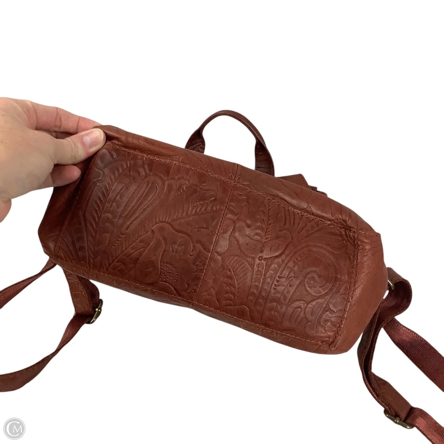 Backpack Leather By Cmc, Size: Medium