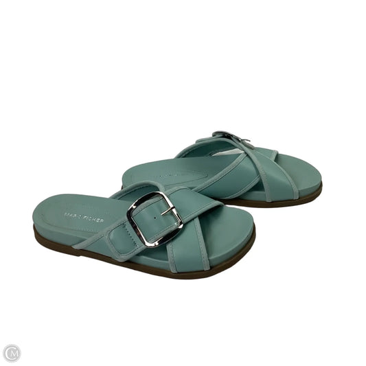 Sandals Flats By Marc Fisher In Blue, Size: 10