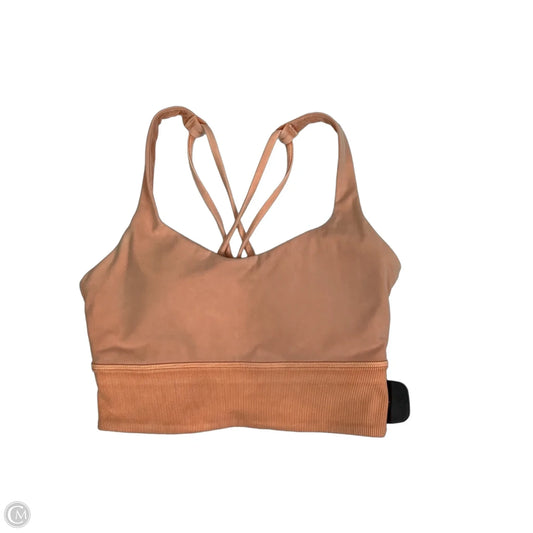 Athletic Bra By Lululemon In Orange, Size: 4