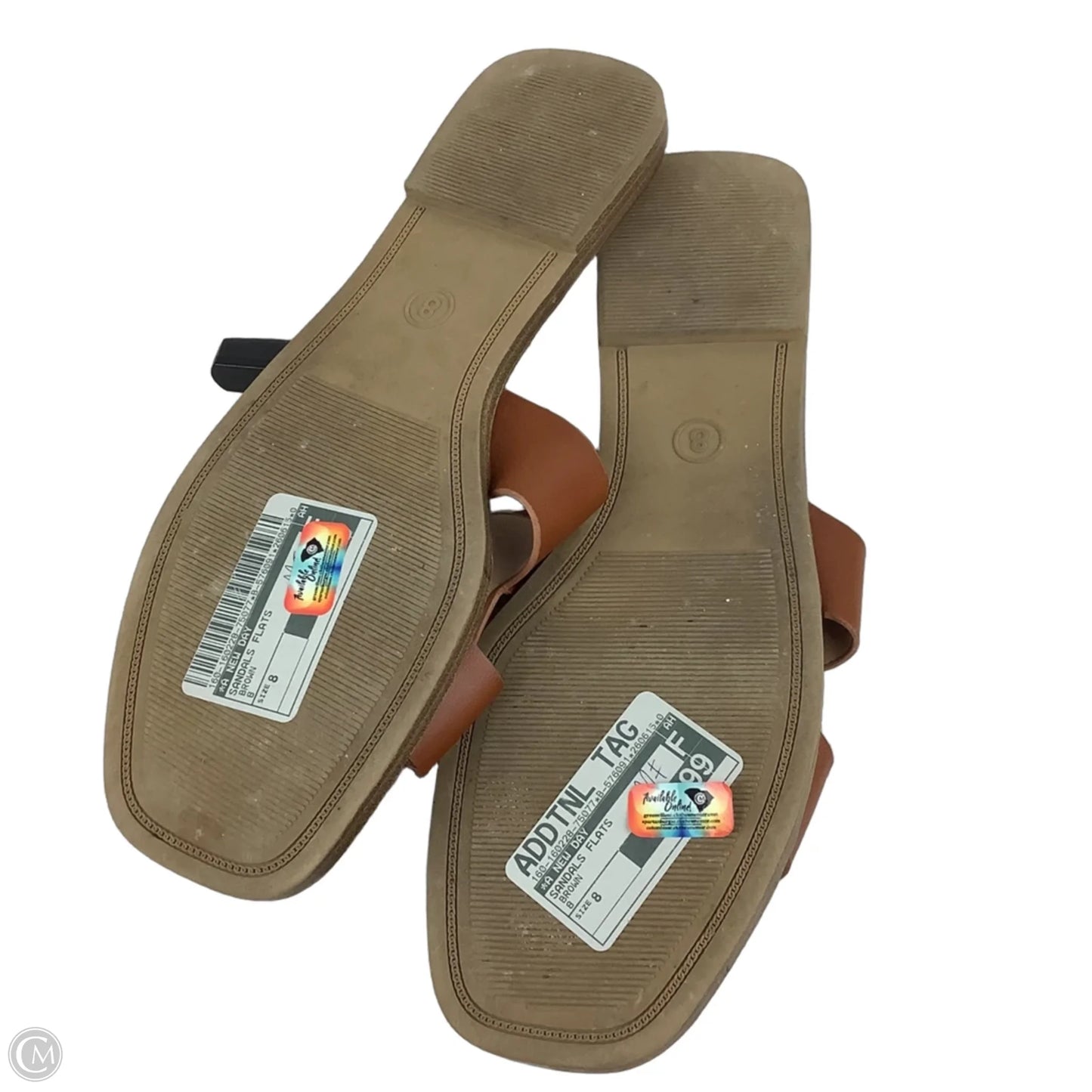 Sandals Flats By A New Day In Brown, Size: 8
