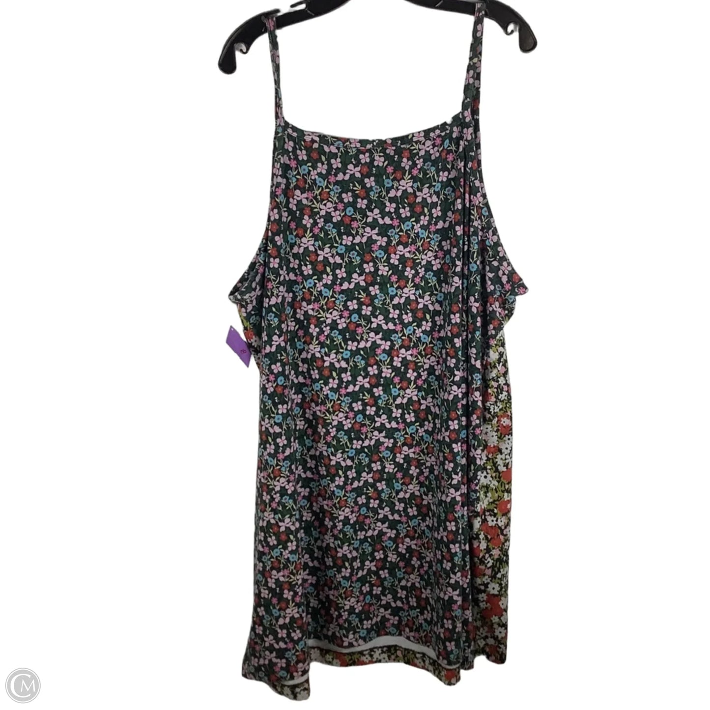 Athletic Dress By Nike Apparel In Floral Print, Size: 3x