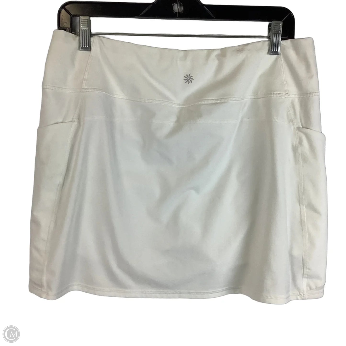 Athletic Skort By Athleta In White, Size: M
