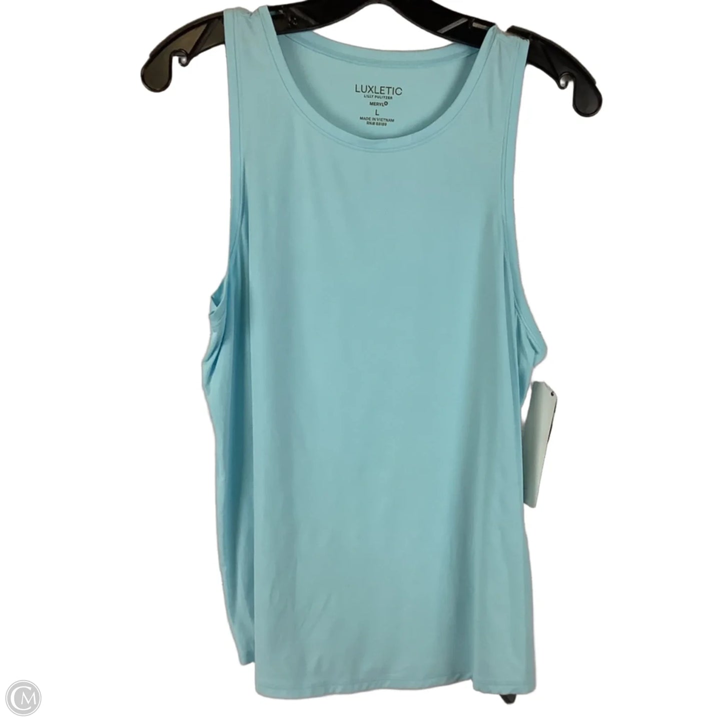 Top Sleeveless Designer By Lilly Pulitzer In Blue, Size: L