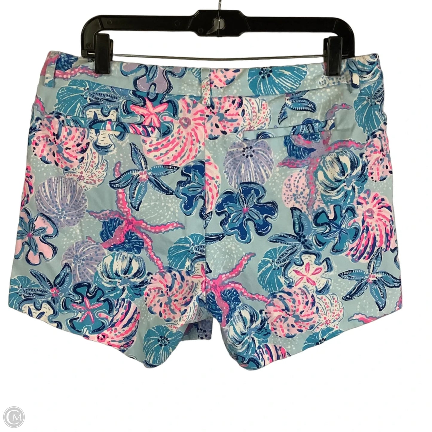 Shorts Designer By Lilly Pulitzer In Blue & Pink, Size: 12
