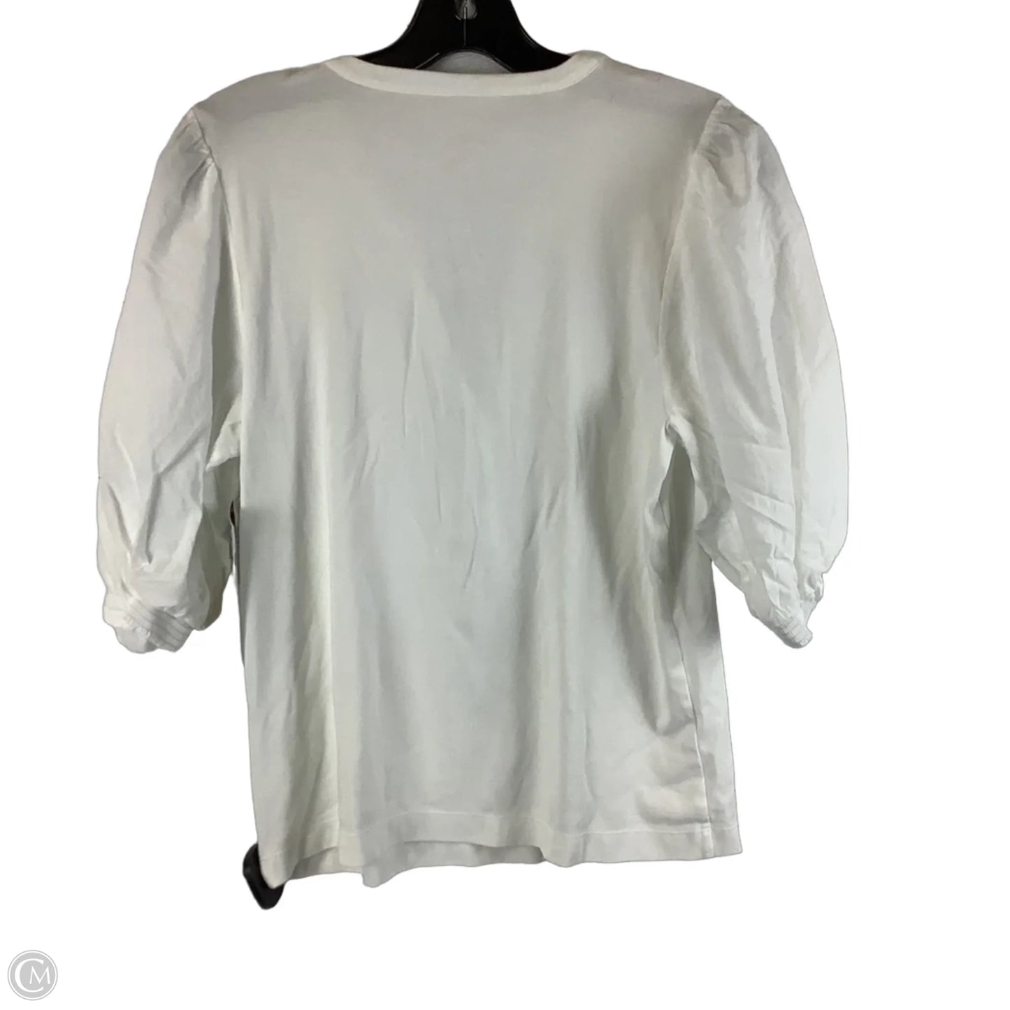 Top Short Sleeve Designer By Lilly Pulitzer In White, Size: L