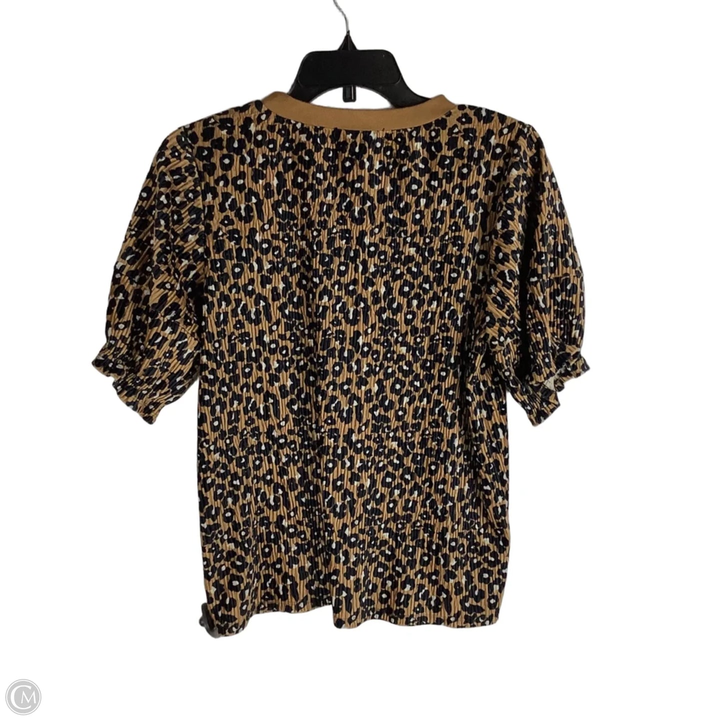 Top Short Sleeve By Thml In Animal Print, Size: S
