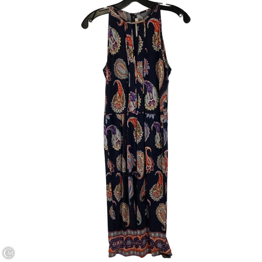 Dress Designer By Tory Burch In Paisley Print 100% silk,  Size: Xs