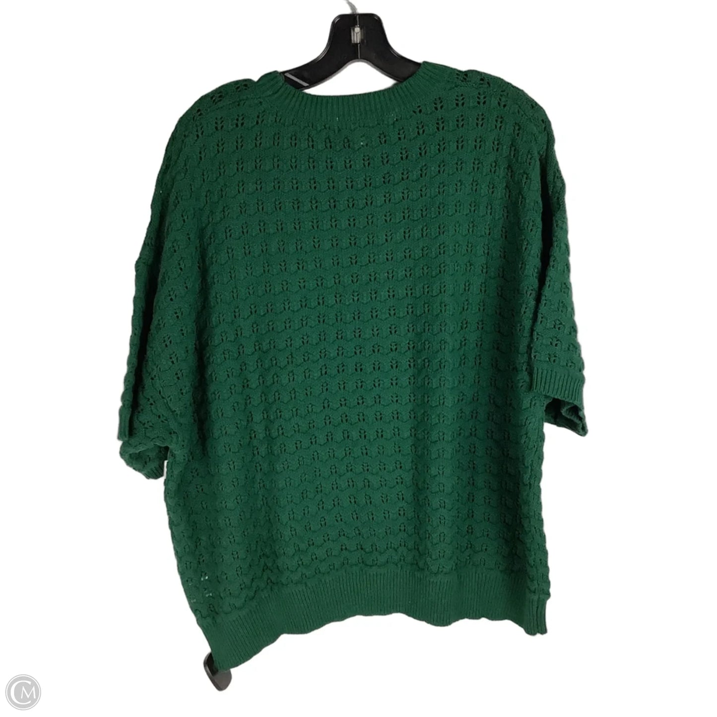 Sweater Short Sleeve By Vine & Love In Green, Size: S