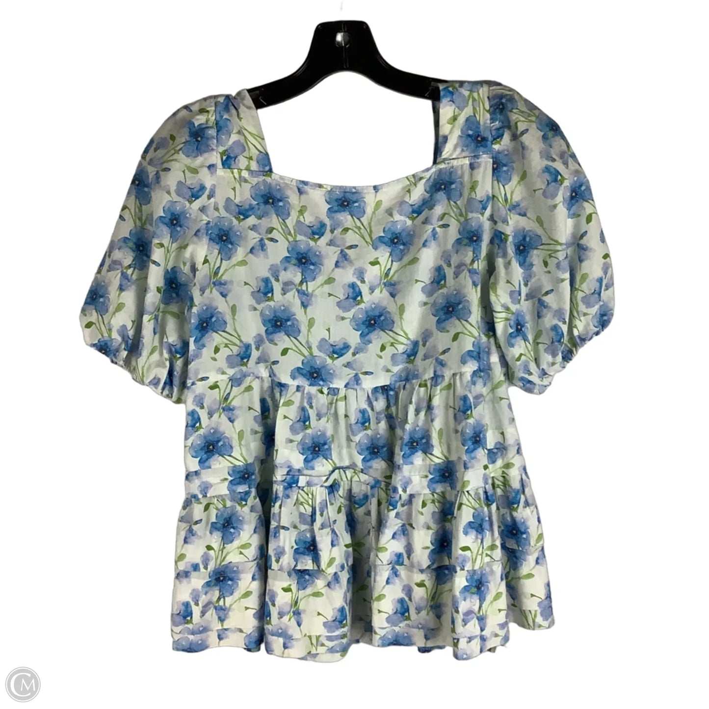 Top Short Sleeve By Easel In Floral Print, Size: S