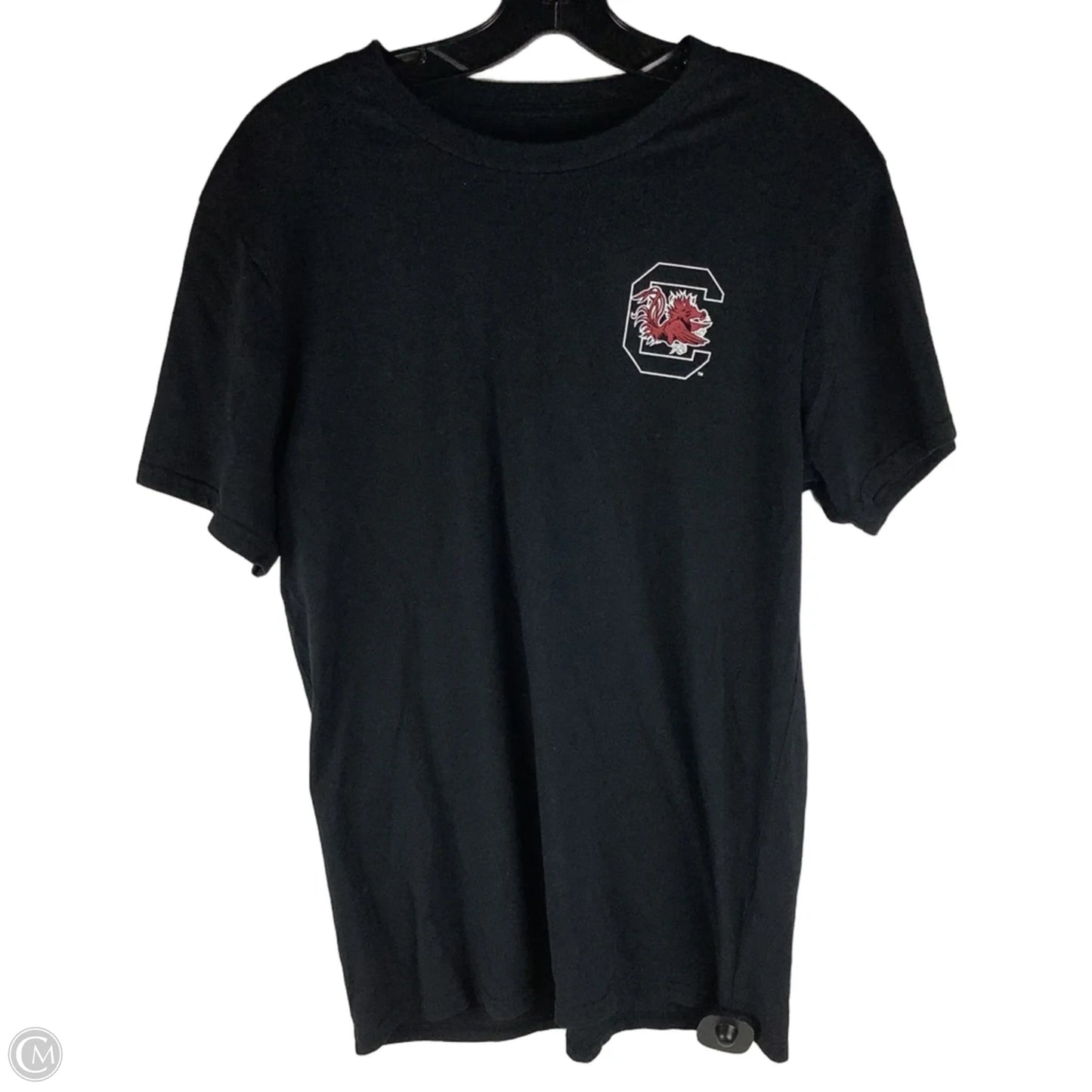 Top Short Sleeve Basic By Champion In Black, Size: M, first picture is back of shirt