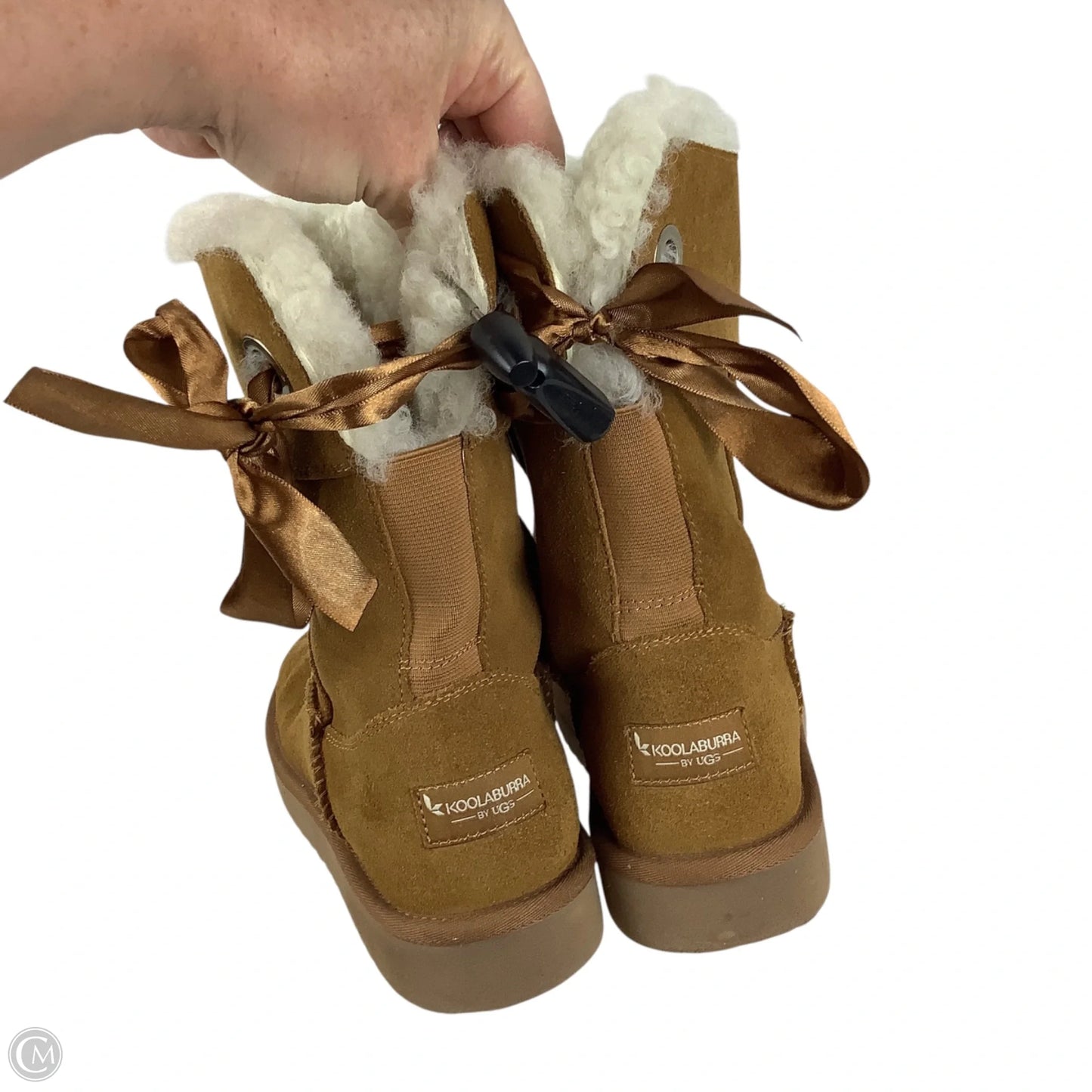 Boots Mid-calf Flats By Koolaburra By Ugg In Brown, Size: 7