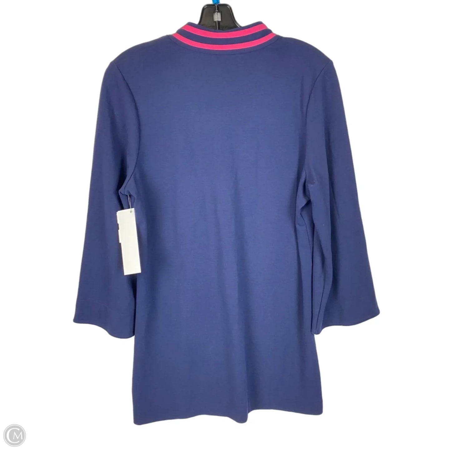 Top Long Sleeve Designer By Lilly Pulitzer In Navy, Size: M