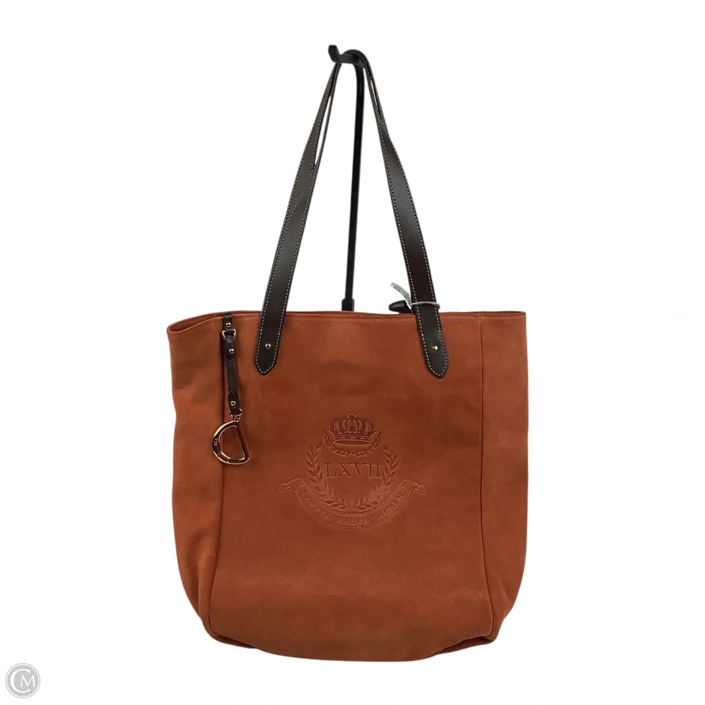 Handbag Leather By Lauren By Ralph Lauren, Size: Medium