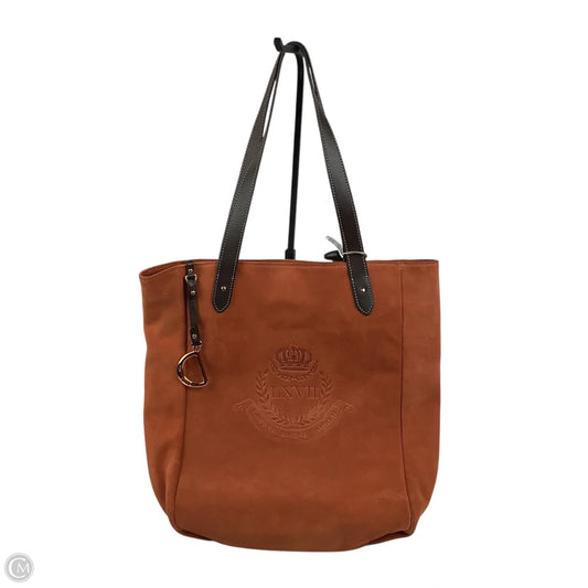Handbag Leather By Lauren By Ralph Lauren, Size: Medium